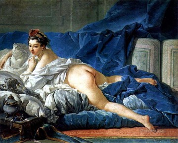 Desnudo Painting - Odalisca Francois Boucher Clásico desnudo